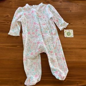 Little Me Button Up Sleeper • Size 6 Mo